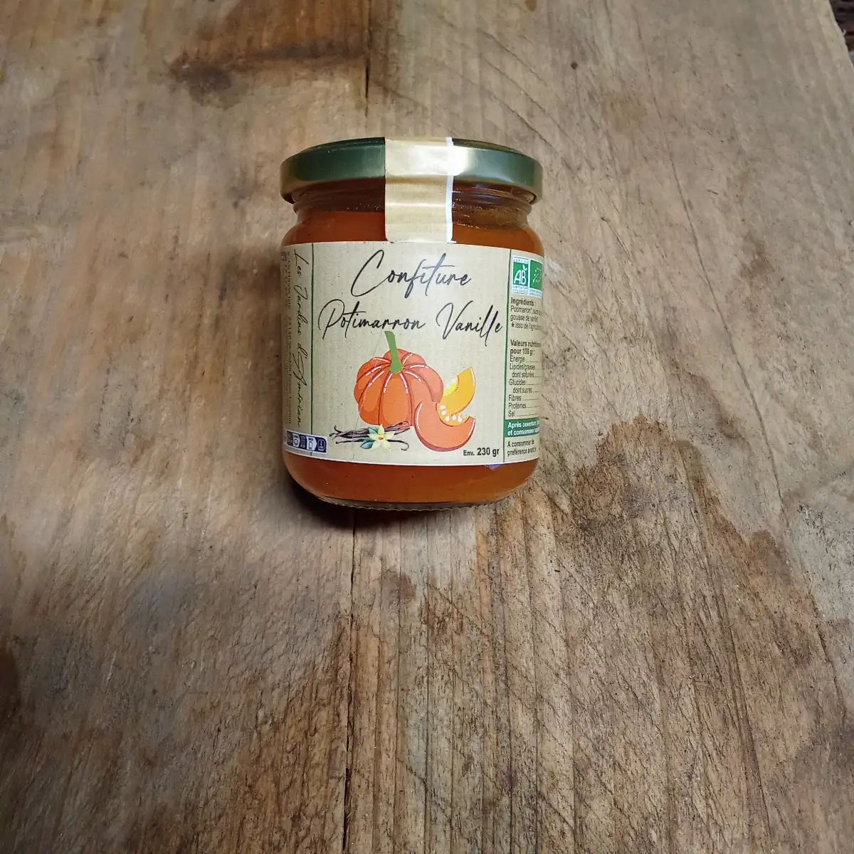 Confiture potimarron/vanille